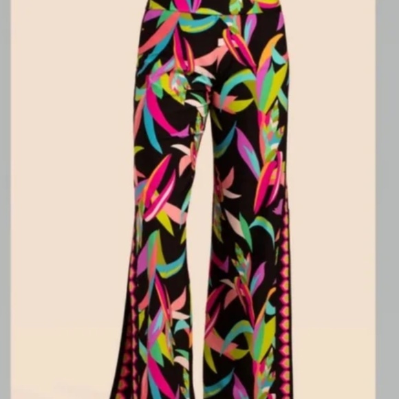 Trina Turk Birds of Paradise beach pants - Picture 3 of 6